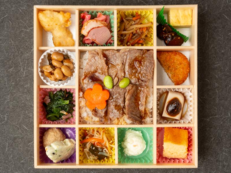 厚切り和牛ロースすき焼きの花御膳弁当