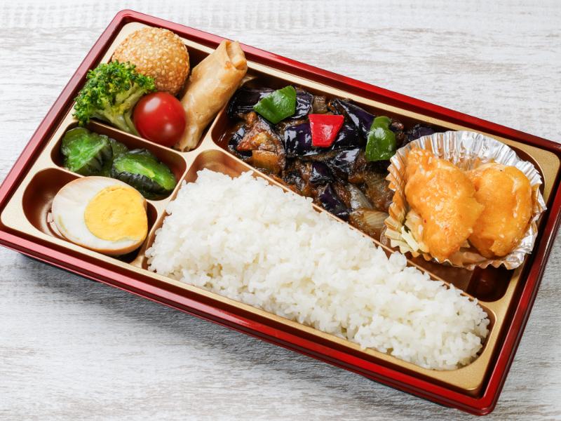 麻婆ナス＆エビマヨ弁当