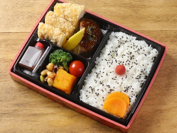 やわらかささみカツ＆ハンバーグ弁当