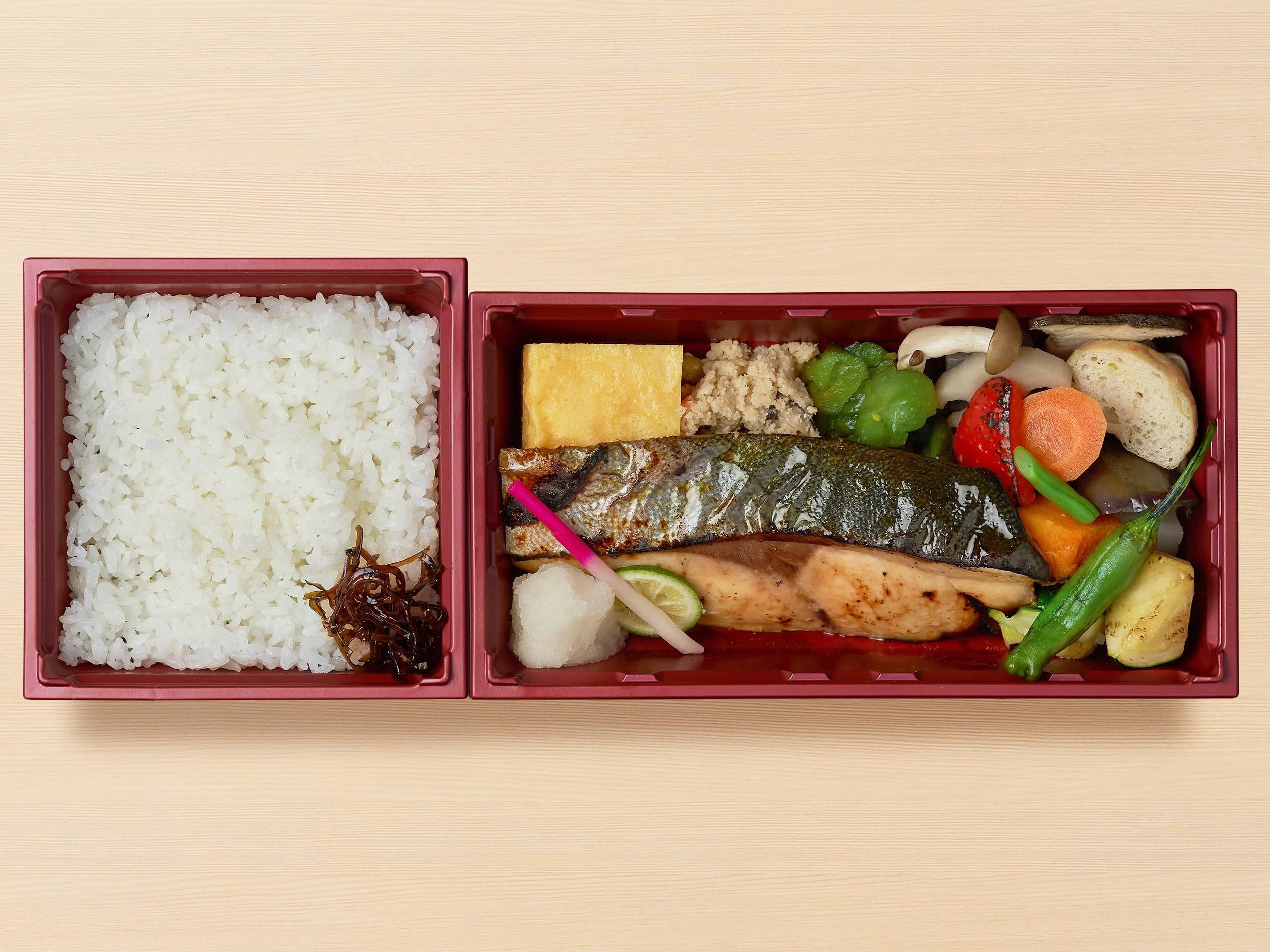 築地 千鶴屋の築地千鶴屋の魚弁当 ブリの照り焼き 1 944円 お弁当デリ お弁当の配達デリバリー