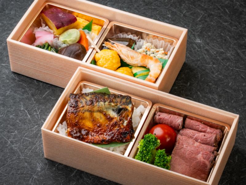 特選ローストビーフ×鯖の生姜味噌焼き弁当